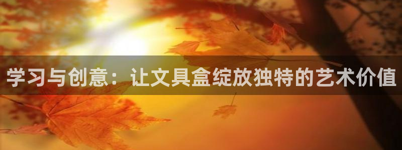 卧龙凤锄娱乐：学习与创意：让文具盒绽放独