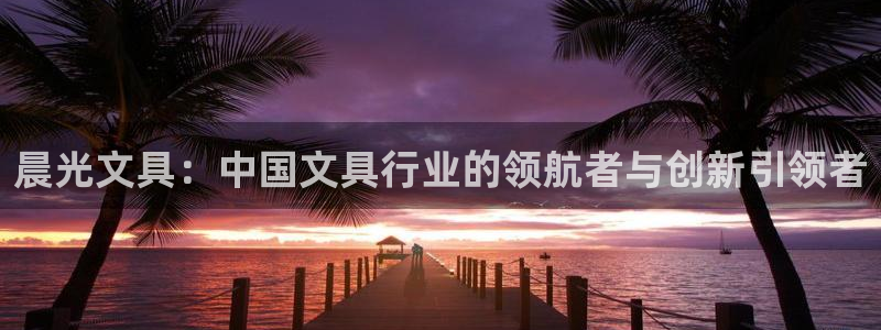 卧龙娱乐平台：晨光文具：中国文具行业的领