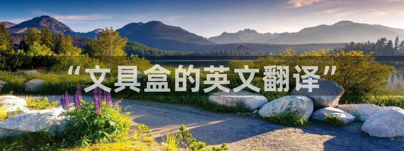 卧龙娱乐注册地址：“文具盒的英文翻译”