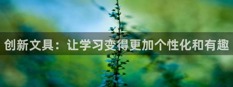 卧龙娱乐左：创新文具：让学习变得更加个性