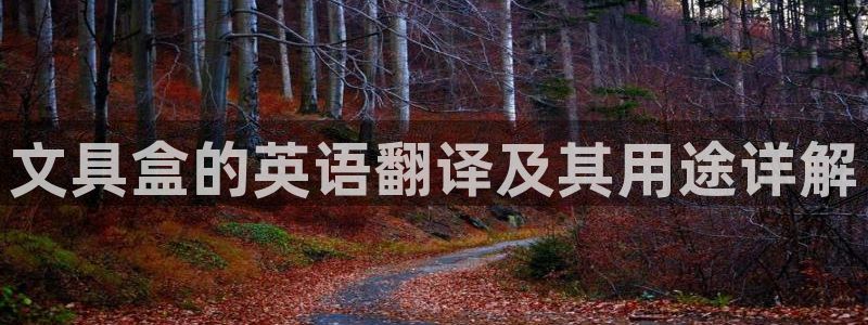 卧龙娱乐下7O667：文具盒的英语翻译及