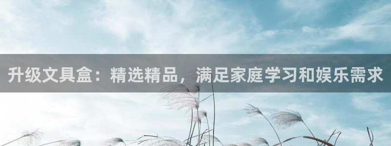 大娱乐家卧龙先生：升级文具盒：精选精品，