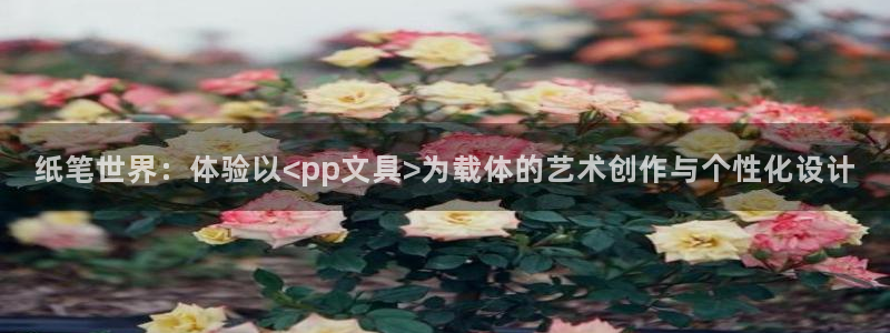 卧龙沙滩蹦床娱乐：纸笔世界：体验以<pp