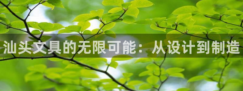 卧龙娱乐下载：汕头文具的无限可能：从设计