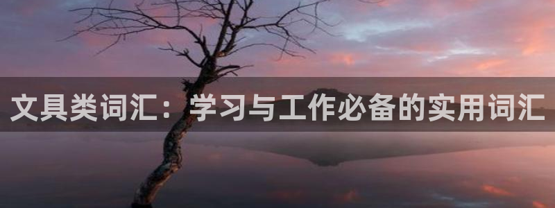 卧龙岗娱乐：文具类词汇：学习与工作必备的